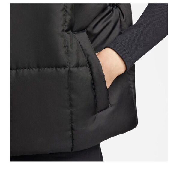 NWT Nike Sportswear Classic Puffer Therma-Fit Loose Fit Vest Black Women Size M - Picture 8 of 13